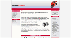 Desktop Screenshot of minibiketuning.cz