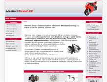 Tablet Screenshot of minibiketuning.cz